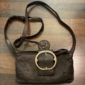 Brown Leather Crossbody Bag